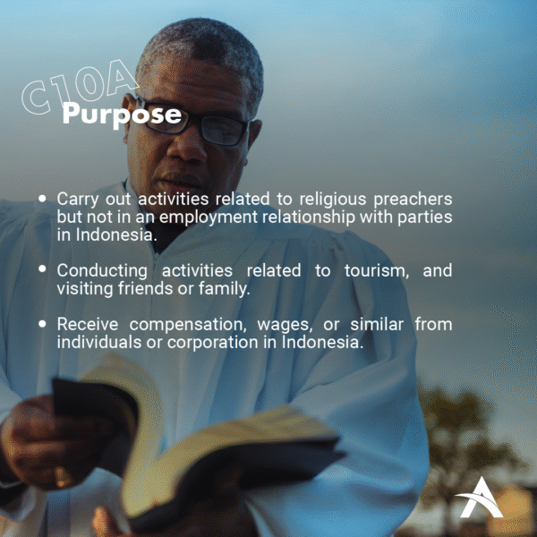 C10A – Religious Preacher Visa