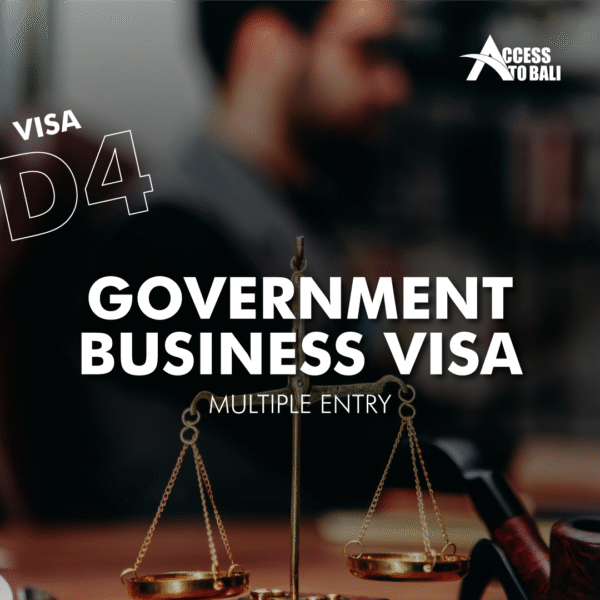 D4 – Government Business Multiple Entry Visa (1–2 Years)
